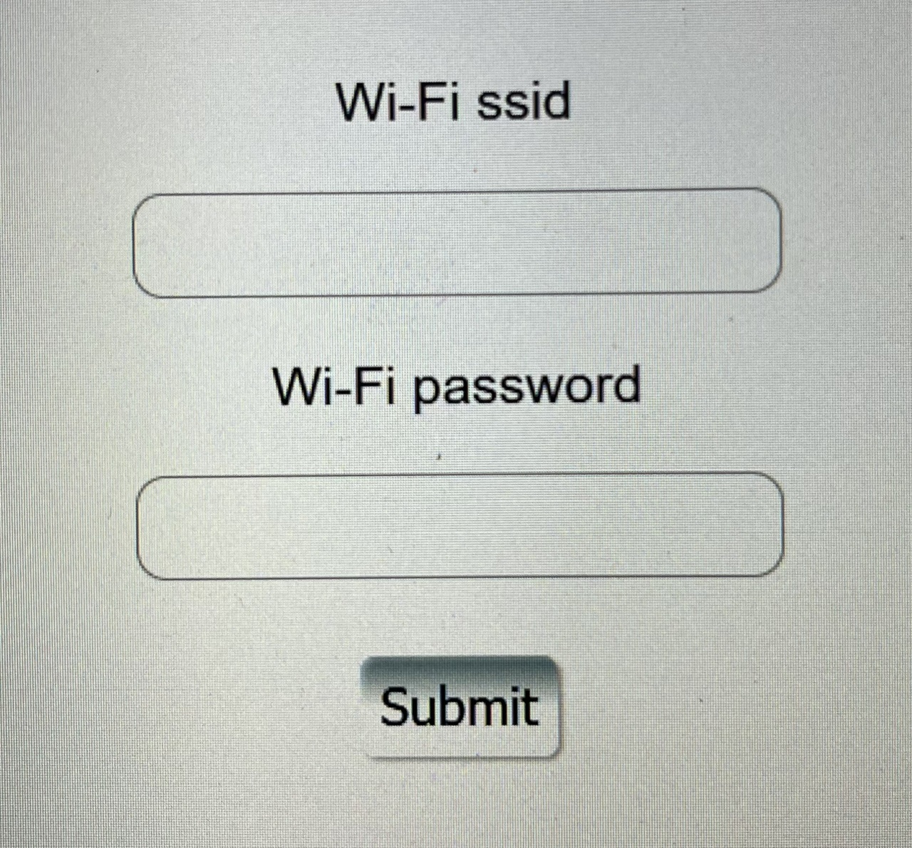Stranica podešavanja Wi-Fi mreže